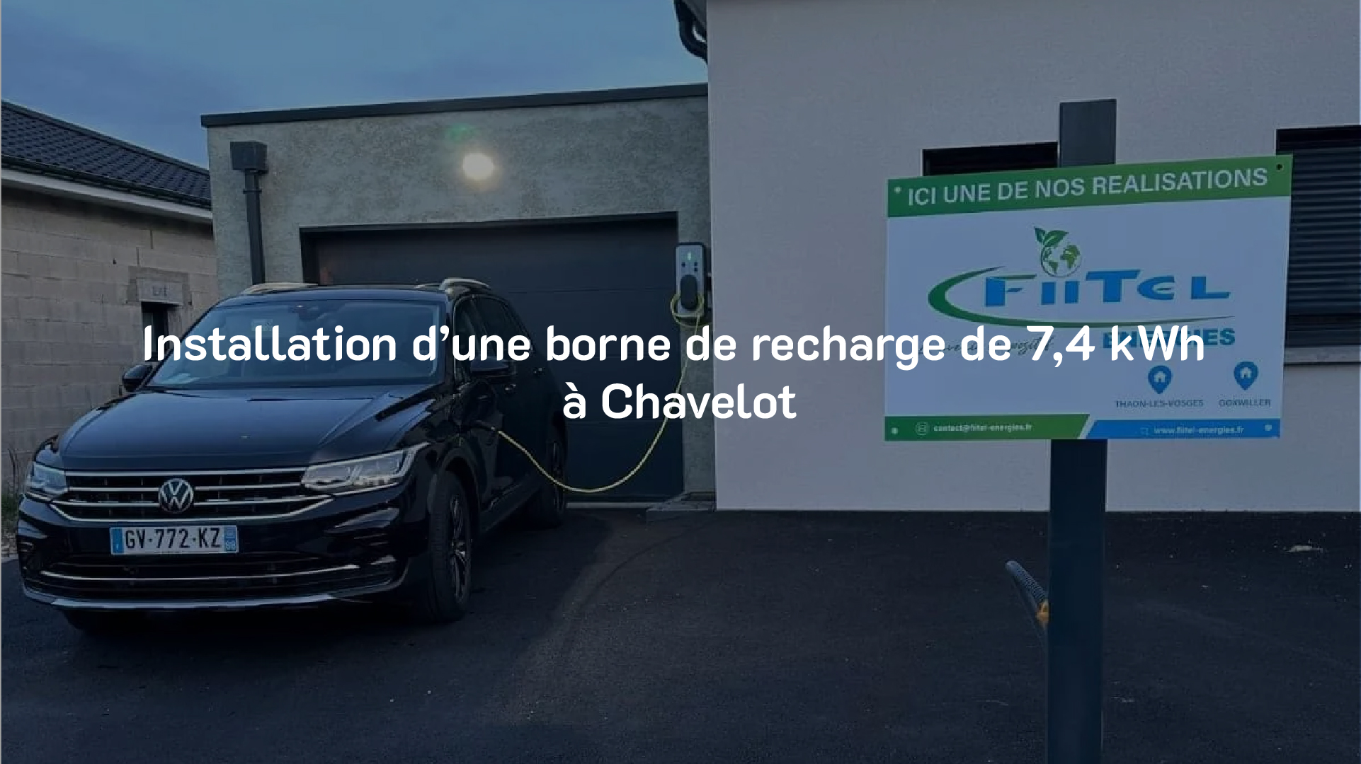 Installation d’une borne de recharge de 7,4 kWh à Chavelot